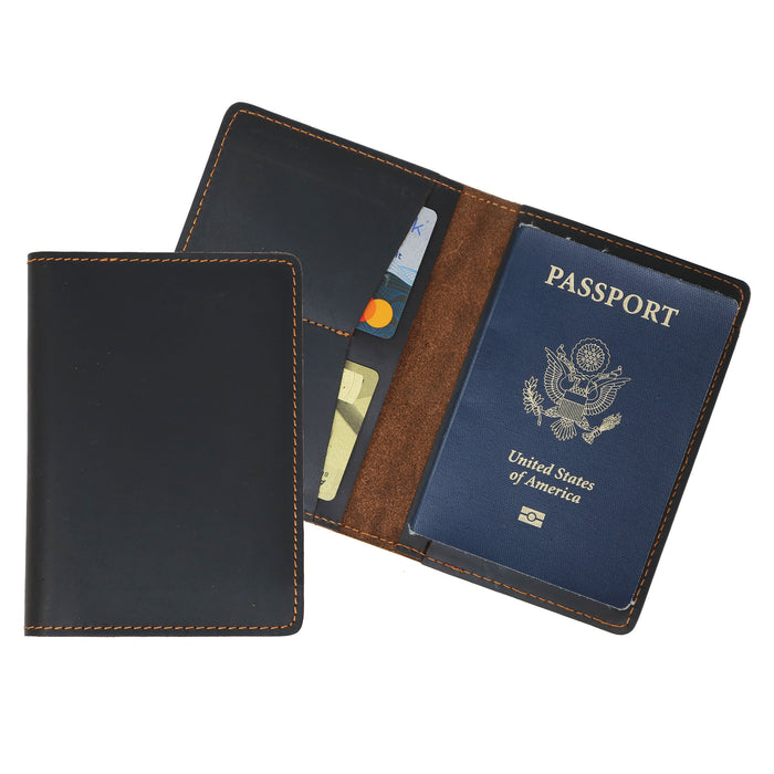 floto Passport Wallet Dark Brown