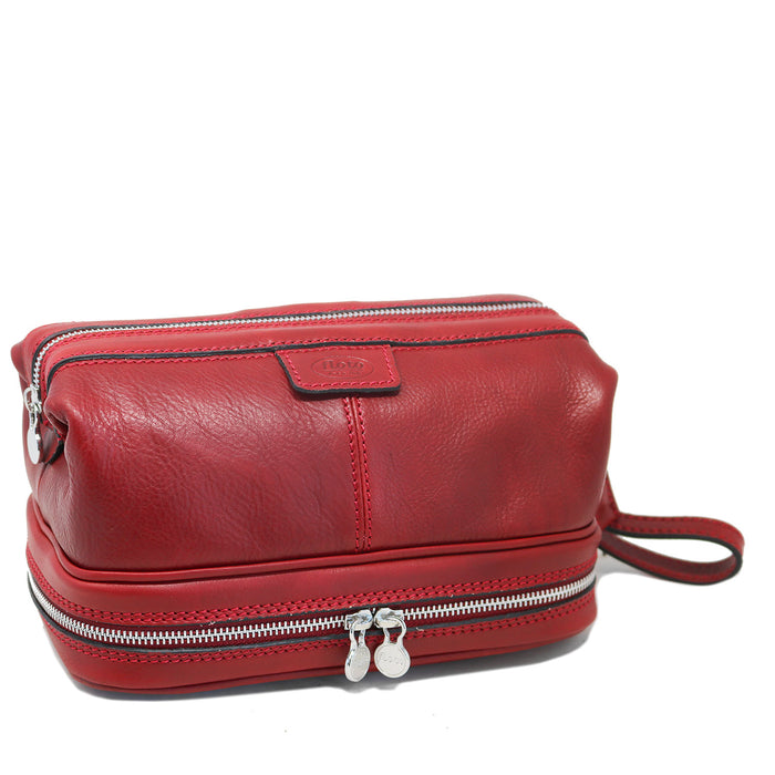 Floto Positano Travel Kit Vecchio Brown