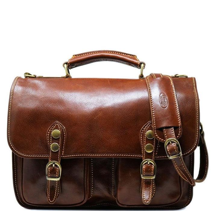 Floto Poste Messenger Tobacco Brown
