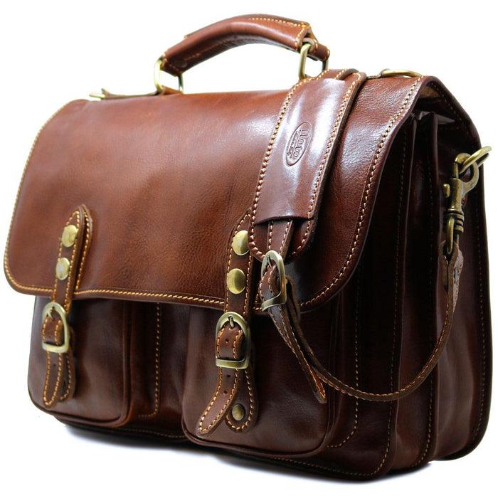 Floto Poste Messenger Tobacco Brown