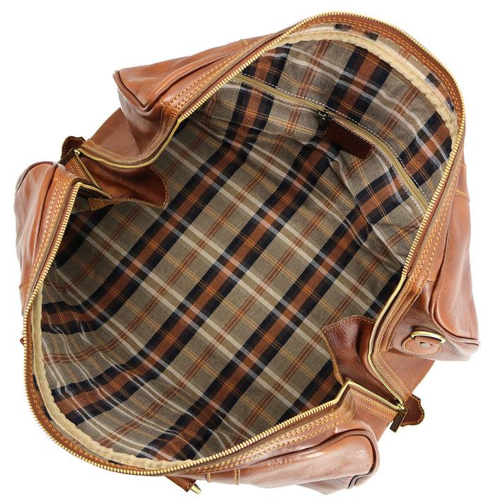 Floto Roma Cabin Bag Saddle Brown