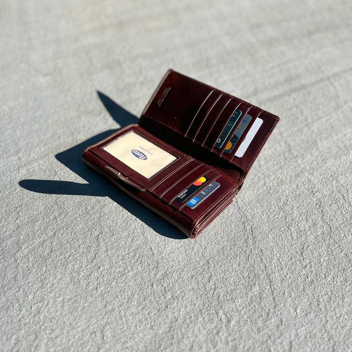 Floto Roma Continental Wallet Vecchio Brown