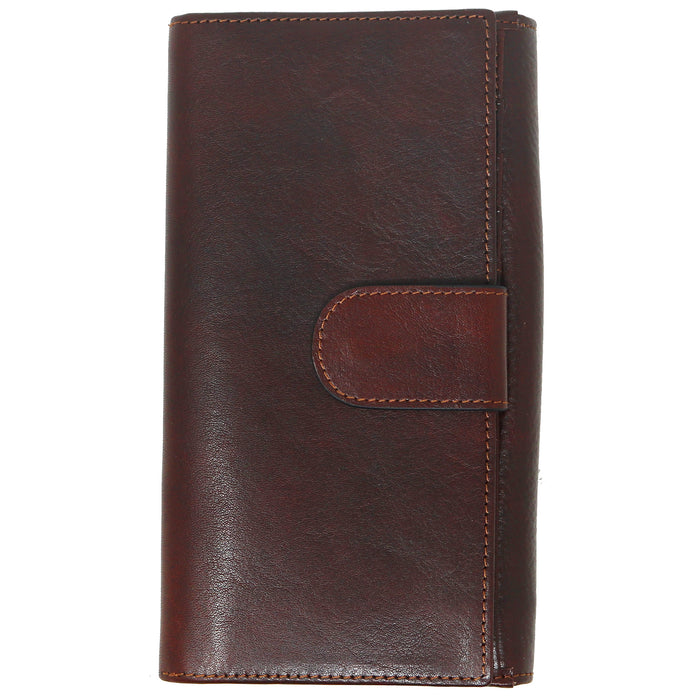 Floto Roma Continental Wallet Vecchio Brown