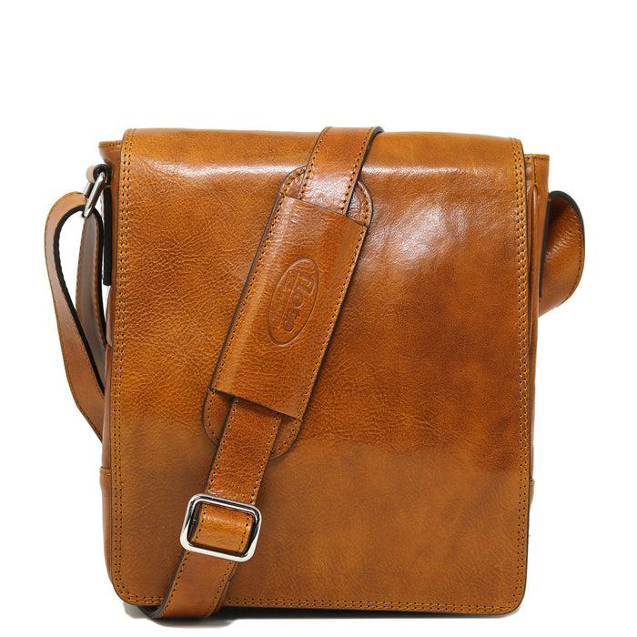 floto Siena Field Bag Olive (Honey) Brown