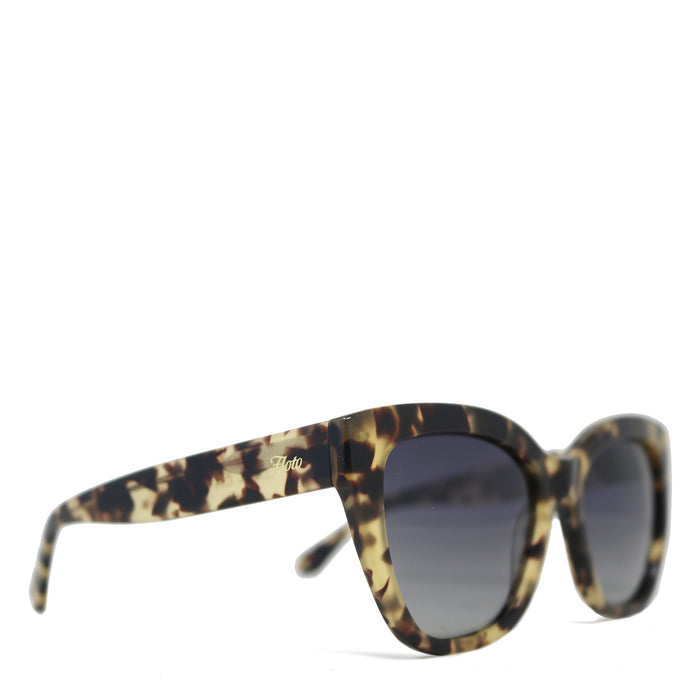Floto Sophia Cateye Sunglasses Champaigne Tortoise