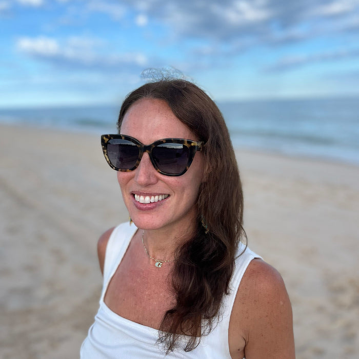 Floto Sophia Cateye Sunglasses Rosé Amaretto