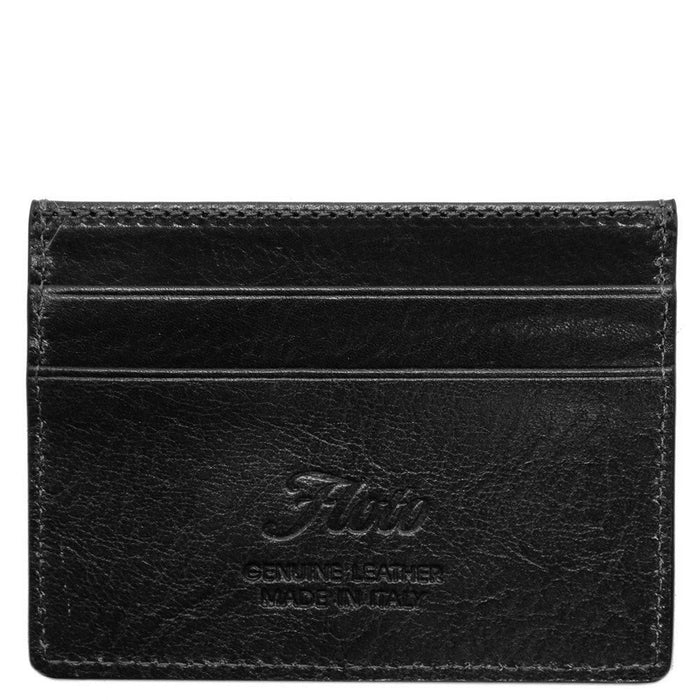 Floto Venezia Card Case Vecchio Brown