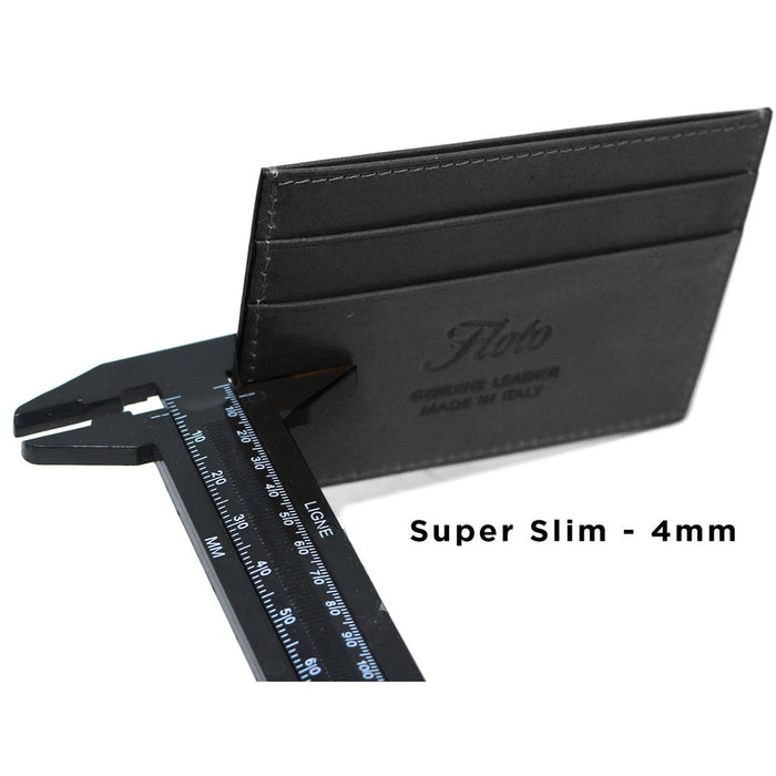 Floto Venezia Card Case Vecchio Brown