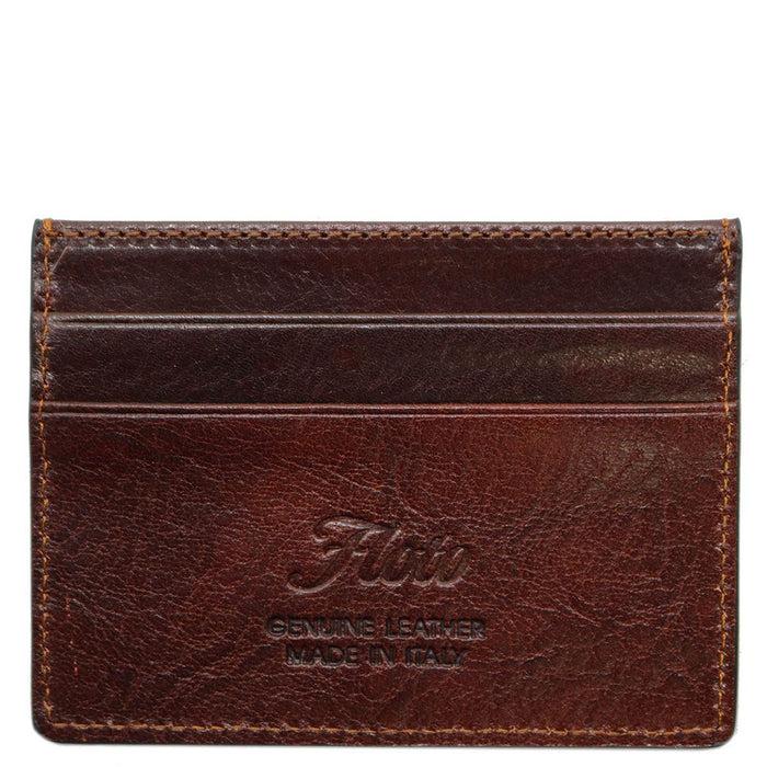 floto Venezia Card Case Vecchio Brown