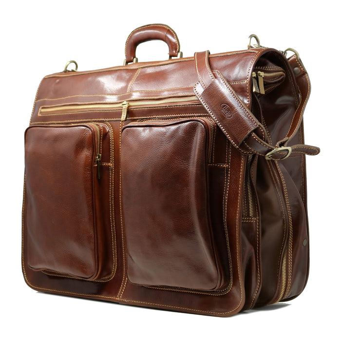 Floto Venezia Garment Bag Vecchio Brown
