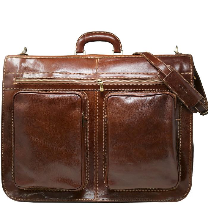 floto Venezia Garment Bag Vecchio Brown