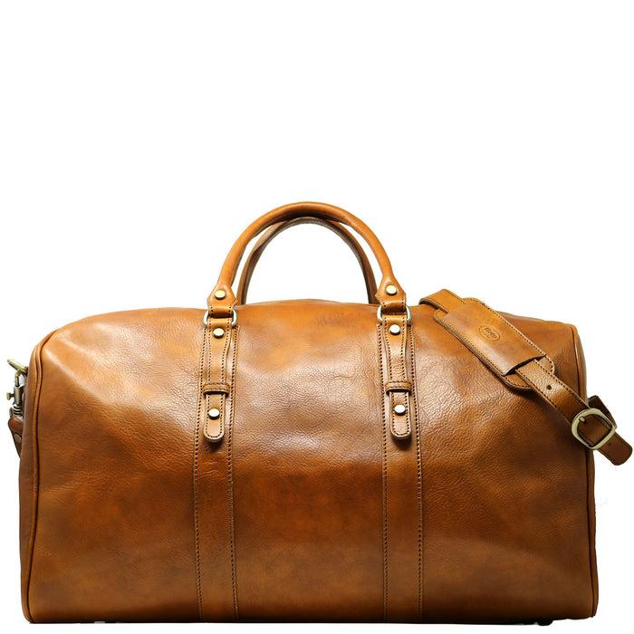 Floto Venezia Grande Duffle Bag Vecchio Brown