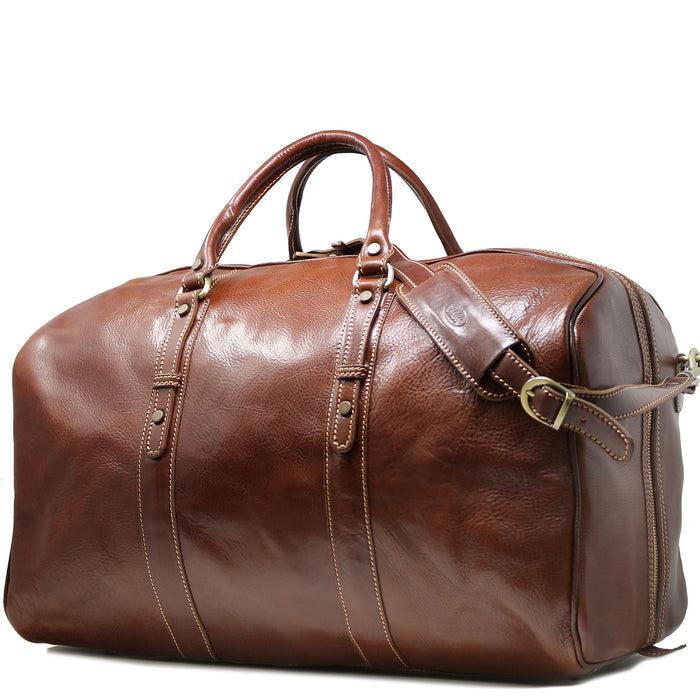 floto Venezia Grande Duffle Bag Vecchio Brown