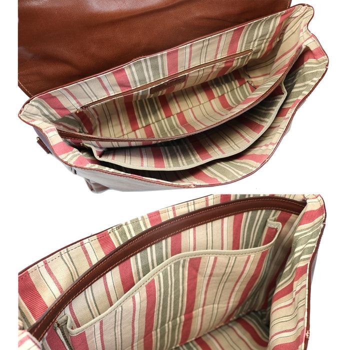 Floto Venezia Laptop Brief Vecchio Brown