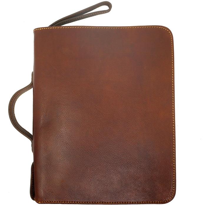 Floto Venezia Laptop Case Saddle Brown