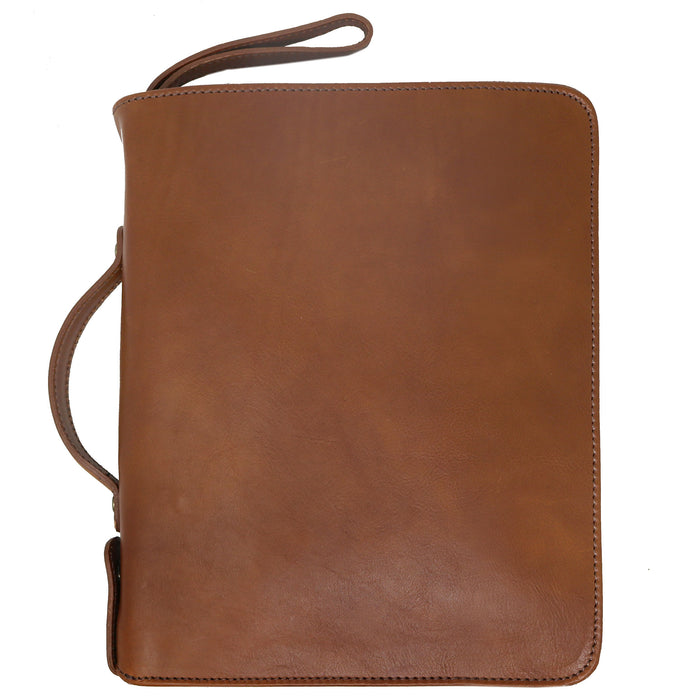 Floto Venezia Laptop Case Saddle Brown