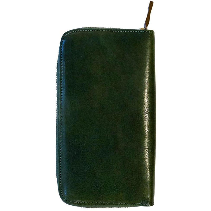 Floto Venezia Zip Wallet Vecchio Brown