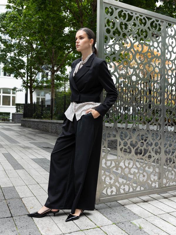 Flounce London Flounce London Black Tailored Blazer