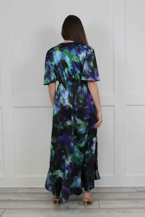 Flounce London Flounce London Tonal Floral Print Midaxi