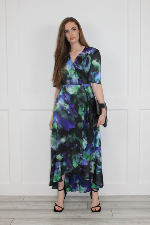 flounce london Flounce London Tonal Floral Print Midaxi