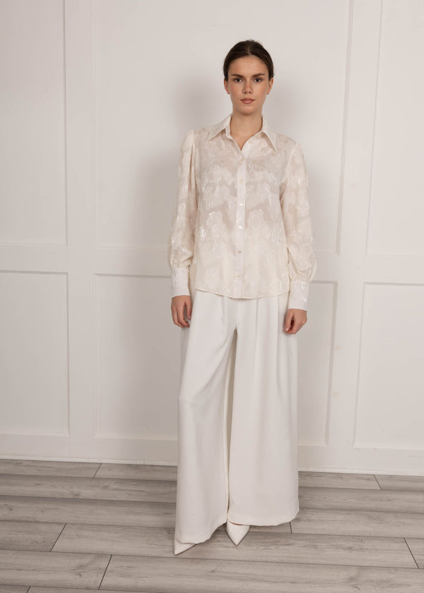 flounce london white shirt