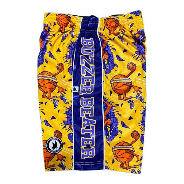 Flow Society Boys Buzzer Beater Short Yellow/Purple
