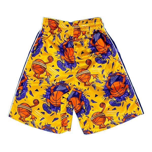 Flow Society Boys Buzzer Beater Short Yellow/Purple