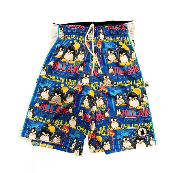 flow society Boys Chillin Villain Attack Short Blue