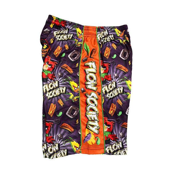 Flow Society Boys Flow Fowl Attack Short Purple/Multi