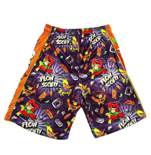Flow Society Boys Flow Fowl Attack Short Purple/Multi