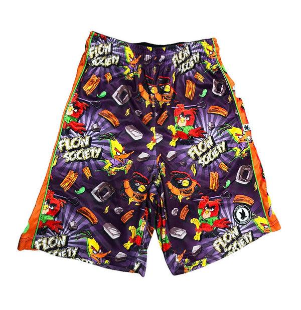 flow society Boys Flow Fowl Attack Short Purple/Multi