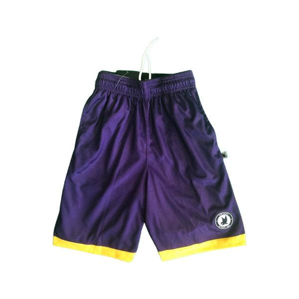 Flow Society Boys Flow Line Trim Solid Short Purple