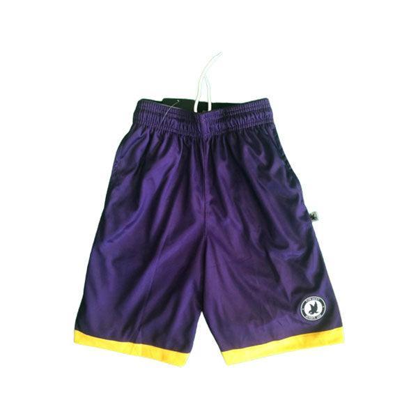 Flow Society Boys Flow Line Trim Solid Short Purple