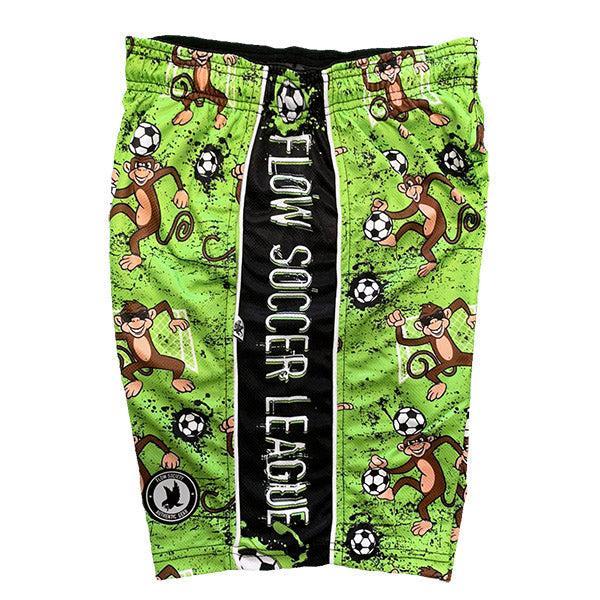 Flow Society Boys Flow Soccer League Monkeys Attack Short Green