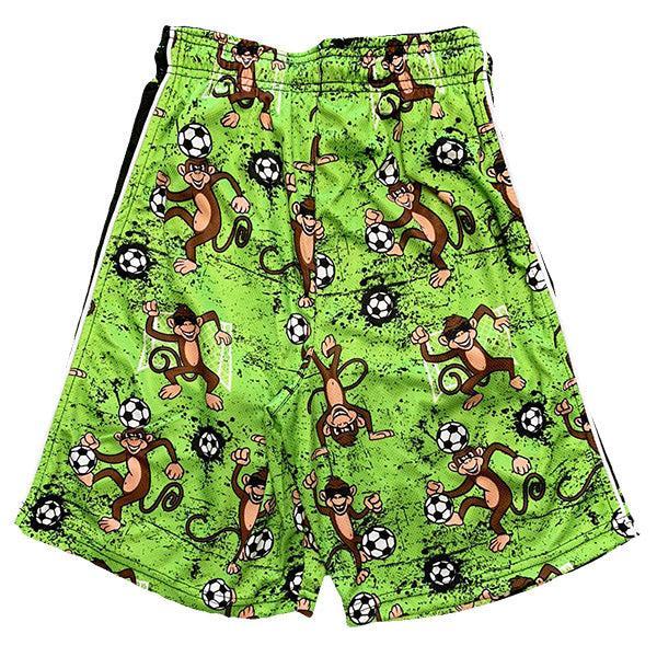 Flow Society Boys Flow Soccer League Monkeys Attack Short Green
