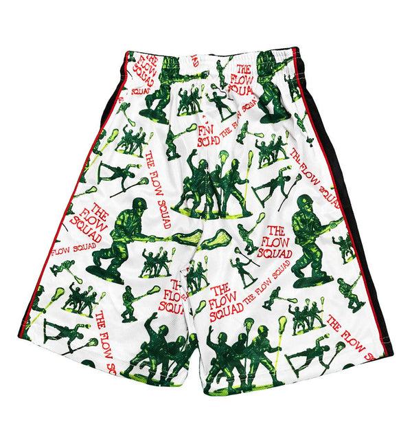 Flow Society Boys Flow Squad Attack Shorts White/Green