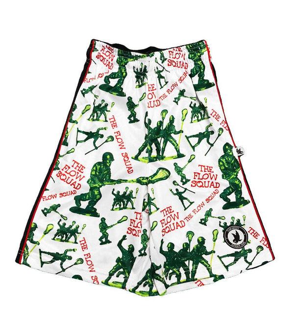 Flow Society Boys Flow Squad Attack Shorts White/Green