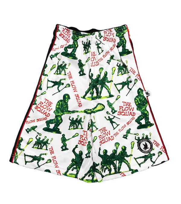 flow society Boys Flow Squad Attack Shorts White/Green
