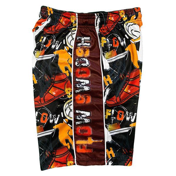 Flow Society Boys Flow Swoosh Black & Red Attack Short Black/Red