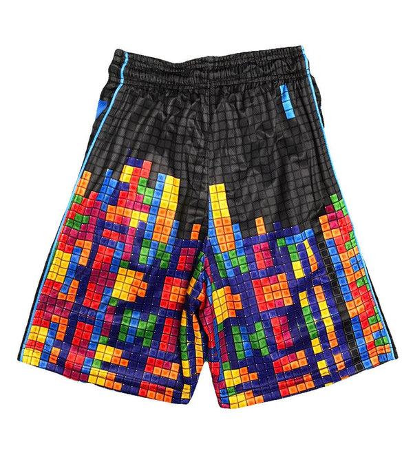Flow Society Boys Flowtris Attack Short Black/Multi