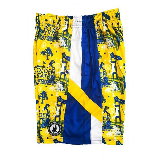 Flow Society Boys Golden State Hoops Attack Short Yellow