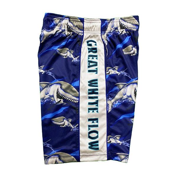 Flow Society Boys Great White Flow Attack Short Blue
