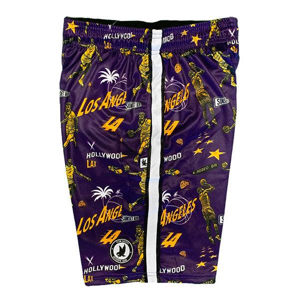 Flow Society Boys LA Basketball Flow Short Purple/Yellow