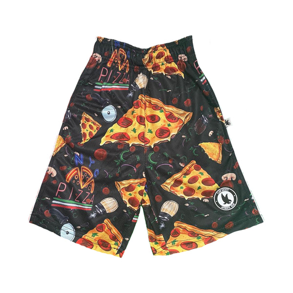 Flow Society Boys NY Pizza Slice Attack Short Black