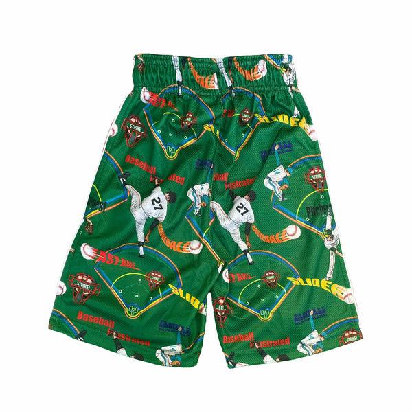 Flow Society Boys Pitchers Baseball Short Mid-length