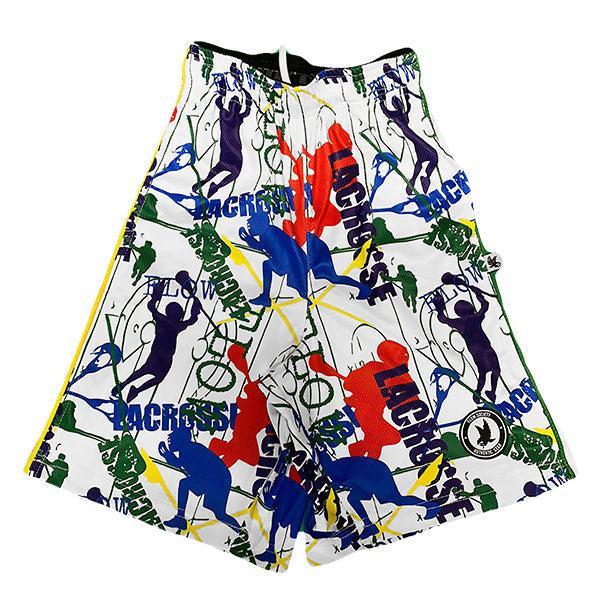 flow society Boys Red White & Blue Flow Lax Attack Short Red/White/Blue