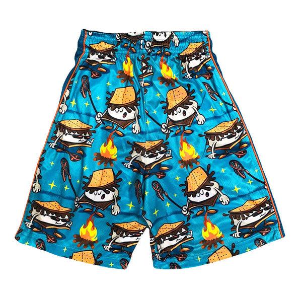 Flow Society Boys S'mores Society Attack Short Blue