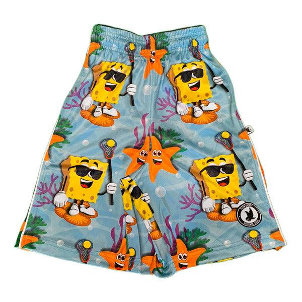 flow society Boys Sponge Lax Short Blue/Orange/Green