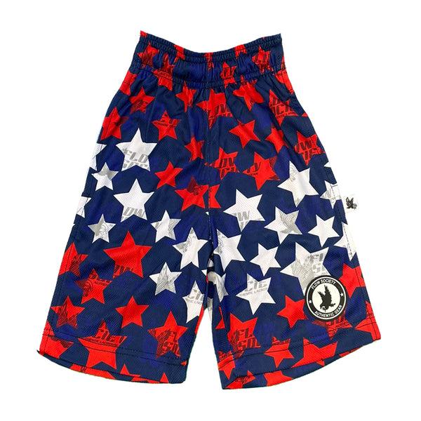 flow society Boys Stars Attack Short Blue/White/Red