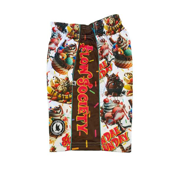 Flow Society Boys Sundae Funday Ice Cream Short Multi